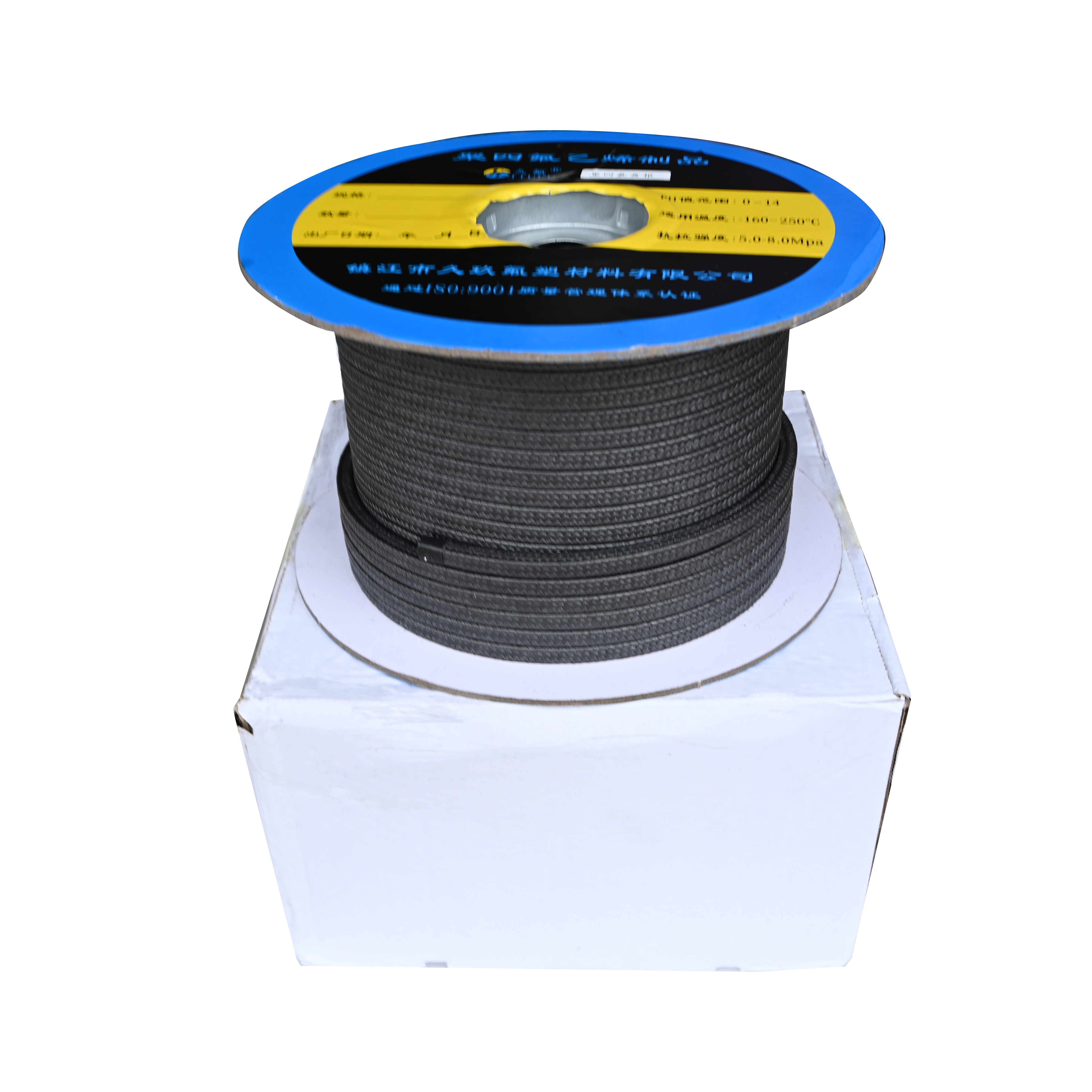 增強聚四氟乙烯盤根 含油黑四氟盤根 四氟密封盤跟 四氟石墨盤根